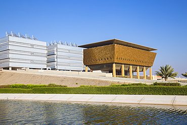 Masdar City, the world's first zero-carbon, car and skyscraper-free city, Abu Dhabi, United Arab Emirates, Middle East