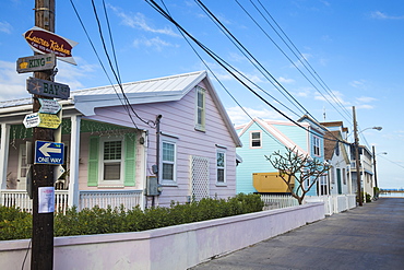 Bay Street, New Plymouth, Green Turtle Cay, Abaco Islands, Bahamas, West Indies, Central America