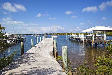 Jetty, New Plymouth, Green Turtle Cay, Abaco Islands, Bahamas, West Indies, Central America