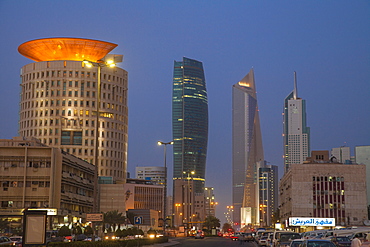 City center buildings, Kuwait City, Kuwait, Middle East