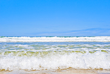 Tropical paradise of Seventy Five Mile Beach, Fraser Island, UNESCO World Heritage Site, Queensland, Australia, Pacific