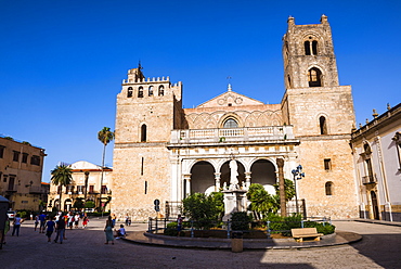 Monreale Cathedral (Duomo di Monreale) at Monreale, near Palermo, Sicily, Italy, Europe 