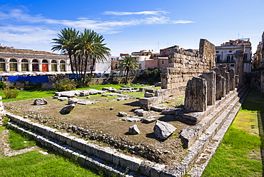 Temple of Apollo (Tempio di Apollo), Ortigia (Ortygia), Syracuse (Siracusa), UNESCO World Heritage Site, Sicily, Italy, Europe