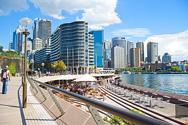 Sydney city centre and Circular Quay at Sydney Harbour, Sydney, New South Wales, Australia, Pacific