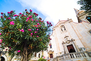 Church of St. Joseph at Piazza IX Aprile, Taormina, Sicily, Italy, Europe 