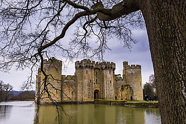 Bodiam Castle, East Sussex, England, United Kingdom, Europe 