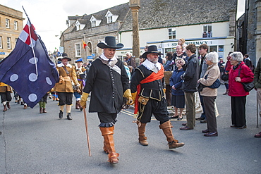 Stow on the Wold English Civil War Reenactment, Gloucestershire, The Cotswolds, England, United Kingdom, Europe