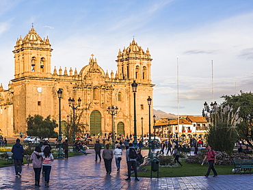 Cusco Cathedral Basilica of the Assumption of the Virgin, Plaza de Armas, UNESCO World Heritage Site, Cusco (Cuzco), Cusco Region, Peru, South America