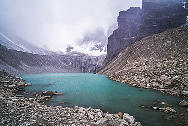 Mirador Base Las Torres, Torres del Paine National Park (Parque Nacional Torres del Paine), Patagonia, Chile, South America