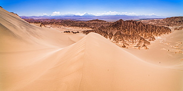 Sand dunes at Death Valley (Valle de la Muerte), San Pedro de Atacama, Atacama Desert, North Chile, Chile, South America