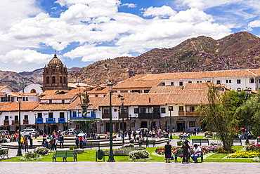 Plaza de Armas, UNESCO World Heritage Site, Cusco (Cuzco), Cusco Region, Peru, South America