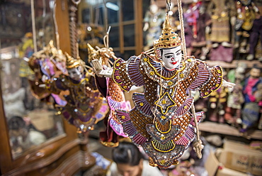 Puppets, Mandalay, Mandalay Region, Myanmar (Burma), Asia