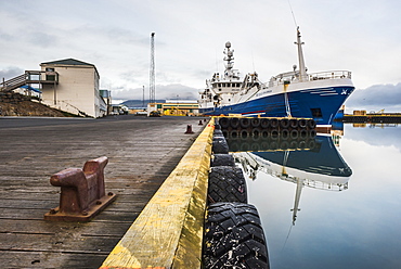 Fishing Harbour at Hofn, East Fjords Region (Austurland), Iceland, Polar Regions