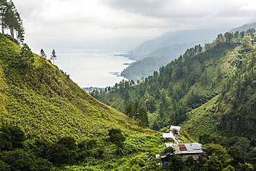 Lake Toba (Danau Toba), the largest volcanic lake in the world, North Sumatra, Indonesia, Southeast Asia, Asia