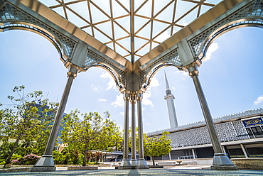 National Mosque (Masjid Negara Mosque) (Grand Mosque), Kuala Lumpur, Malaysia, Southeast Asia, Asia