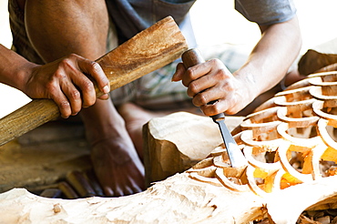 Carpenter, Hoi An, Vietnam, Indochina, Southeast Asia, Asia