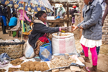 Andohasana Market, near Ranomafana, Madagascar Central Highlands, Madagascar, Africa