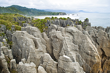 Pancake Rocks, Punakaiki, West Coast, South Island, New Zealand, Pacific 