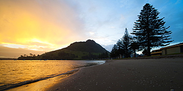 Mount Maunganui sunset, Tauranga, North Island, New Zealand, Pacific 