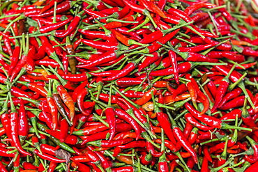 Fresh produce for sale at market at Chau Doc, Mekong River Delta, Vietnam, Indochina, Southeast Asia, Asia