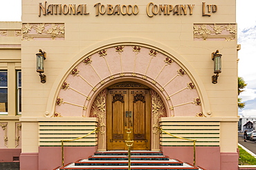 The 1930's Art Deco style National Tobacco Company building in Napier, North Island, New Zealand, Pacific