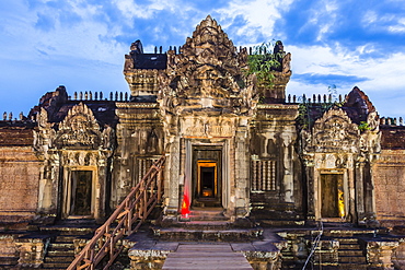 Banteay Samre Temple at night, Angkor, UNESCO World Heritage Site, Siem Reap Province, Cambodia, Indochina, Southeast Asia, Asia