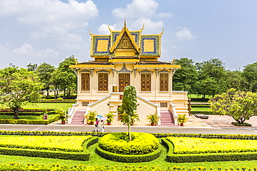 Hor Samran Phirun, Royal Palace, in the capital city of Phnom Penh, Cambodia, Indochina, Southeast Asia, Asia 