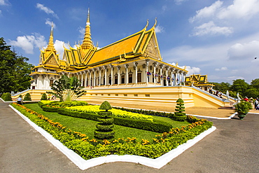 Throne Hall, Royal Palace, in the capital city of Phnom Penh, Cambodia, Indochina, Southeast Asia, Asia 