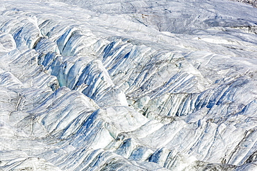 Glacier detail in Icy Arm, Baffin Island, Nunavut, Canada, North America