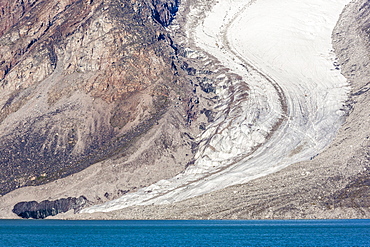 Glacier detail in Icy Arm, Baffin Island, Nunavut, Canada, North America 