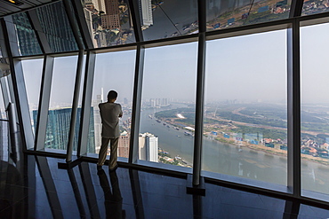 Aerial view of Ho Chi Minh City (Saigon), from the Bitexco Financial Tower, Vietnam, Indochina, Southeast Asia, Asia