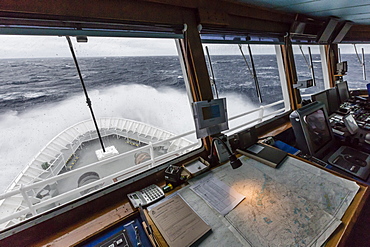 The Lindblad Expeditions ship National Geographic Explorer in English Strait, South Shetland Islands, Antarctica, Polar Regions