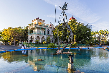 Exterior view of Palacio de Valle (Valle's Palace), Punta Gorda, Cienfuegos, Cuba, West Indies, Caribbean, Central America