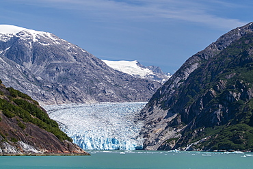 Dawes Glacier in Endicott Arm in Southeast Alaska, United States of America, North America