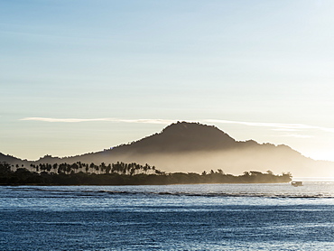 Early morning light on Taveuni Island, Vanua Levu Group, Republic of Fiji, South Pacific Islands, Pacific