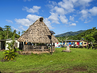 Vurevure Settlement on Taveuni Island, Vanua Levu Group, Republic of Fiji, South Pacific Islands, Pacific