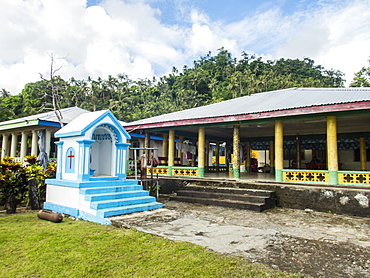 Meeting house in the town of Lufilufi on the island of Upolu, Samoa, South Pacific Islands, Pacific