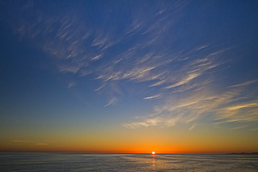 Sunrise, Gulf of California (Sea of Cortez), Baja California, Mexico, North America