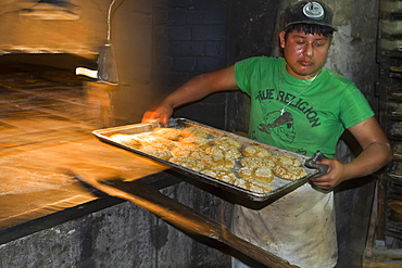 El Bolero bakery, Santa Rosalia, Gulf of California (Sea of Cortez), Baja California Sur, Mexico, North America