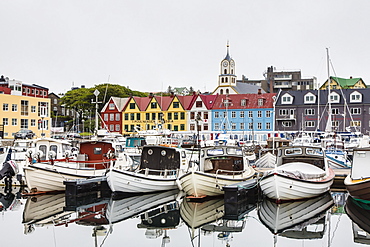 Harbor of Torshavn, Streymoy, Faroe Islands, Denmark, Europe