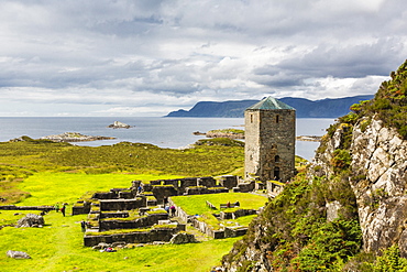 Remains of a monastery at Selje, Nordland, Norway, Scandinavia, Europe