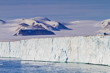 Negribreen (Negri Glacier), Olav V Land, Spitsbergen, Svalbard Archipelago, Norway, Scandinavia, Europe 