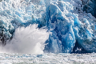 South Sawyer Glacier calving, Tracy Arm-Ford's Terror Wilderness area, Southeast Alaska, United States of America, North America 