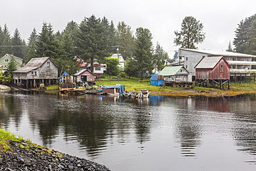 The Norwegian fishing town of Petersburg, Southeast Alaska, USA