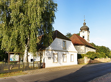 Museum and Church in Reckahn, Kloster Zinna, Brandenburg, Germany