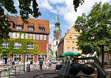 Ballhofplatz and Kreuzkirche, Hannover, Lower Saxony, Germany