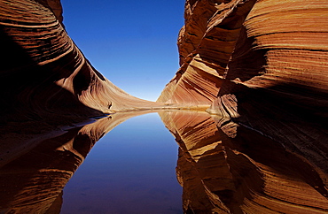 The Vermillion Cliff, sandstone formations in the sunlight, Coyote Buttes, Arizona, North America, Amerca