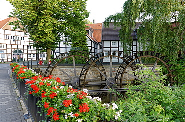 Neue Muehle Monument in Wiedenbrueck, Rheda-Wiedenbrueck, North Rhine-Westphalia, Germany