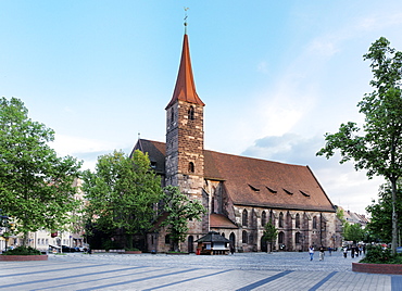 Church of St. Elisabeth, Ludwigplatz, Nuremberg, Middle Franconia, Bavaria, Germany