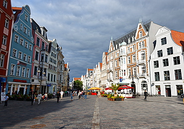 Kroepelin Street, Hanseatic City of Rostock, Mecklenburg-Western Pomerania, Germany